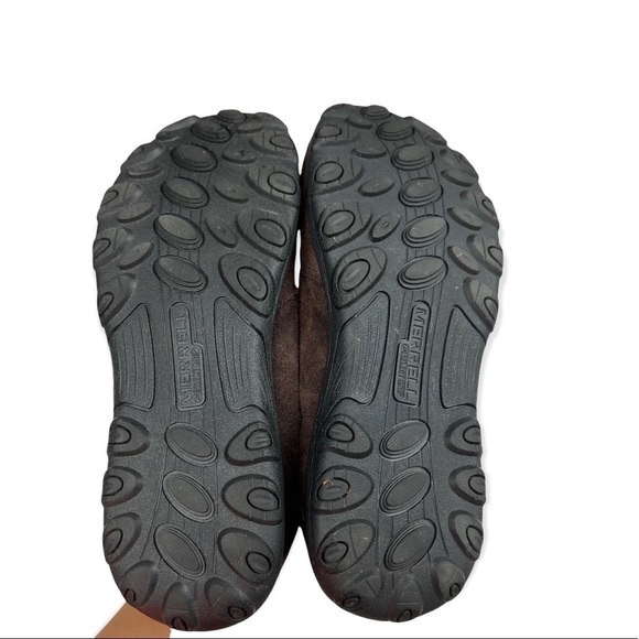 Merrell Men’s Novica slip on brown Moc shoes Size 7 - Picture 4 of 6